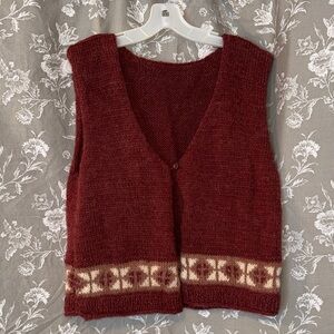 Hand Knit Vest